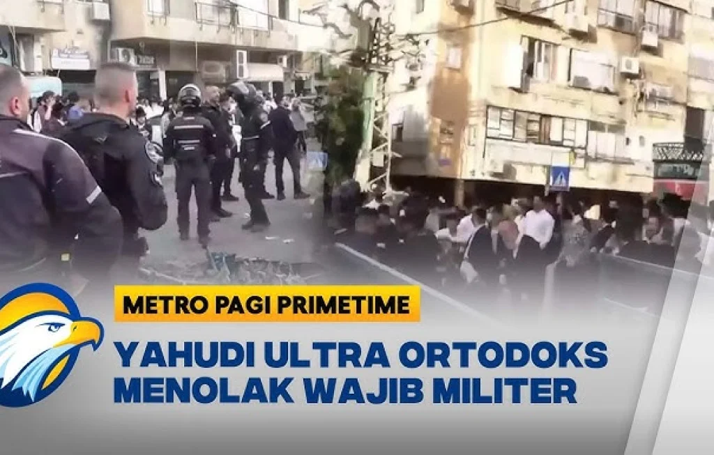 bentrokan di kota ultra-ortodoks