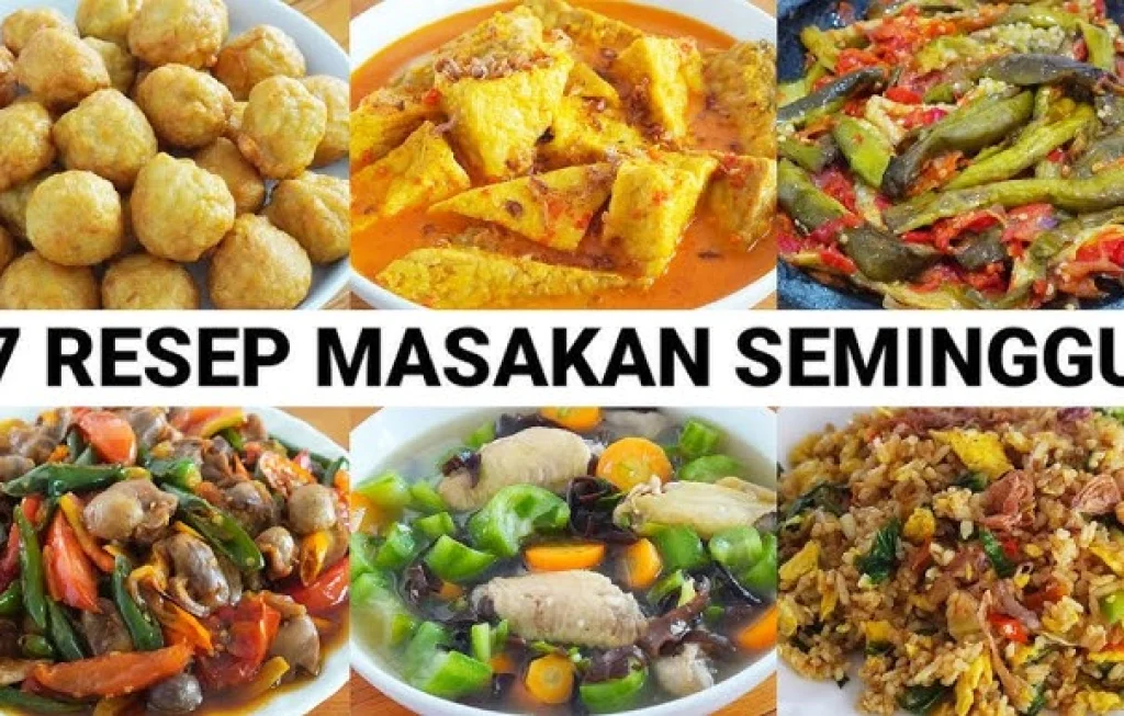 menu masakan harian