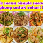 Menu Masakan Sehari-hari