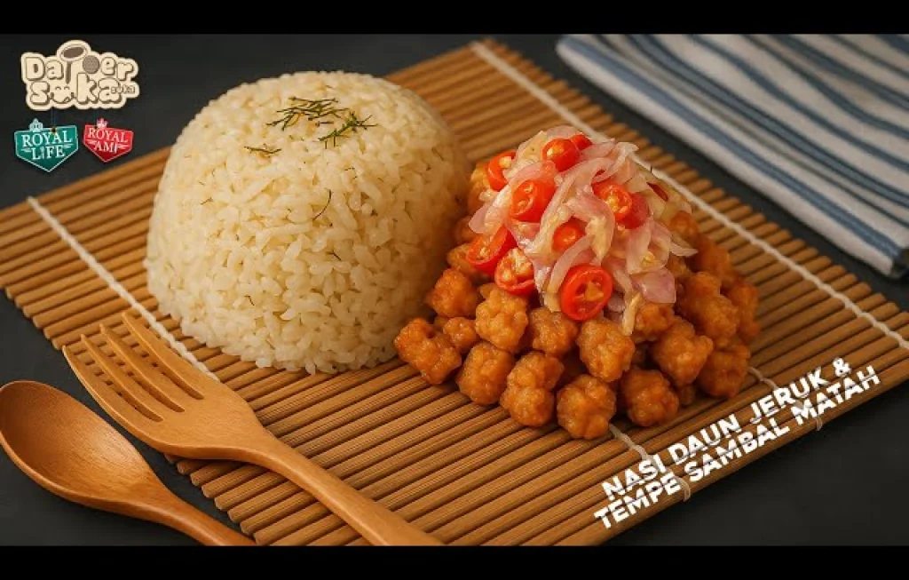 tempe sambal daun jeruk